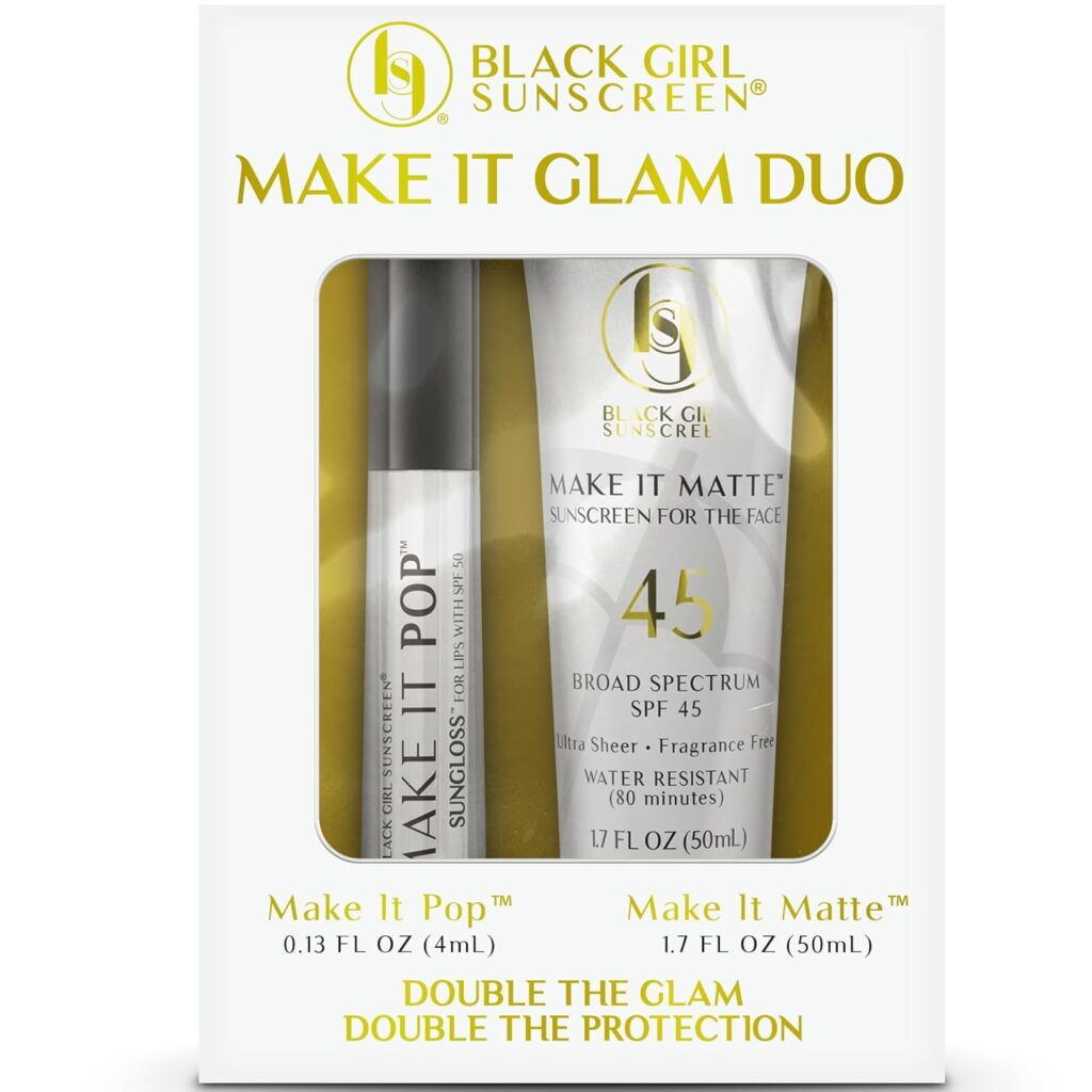 Black Girl Sunscreen Make It Matte